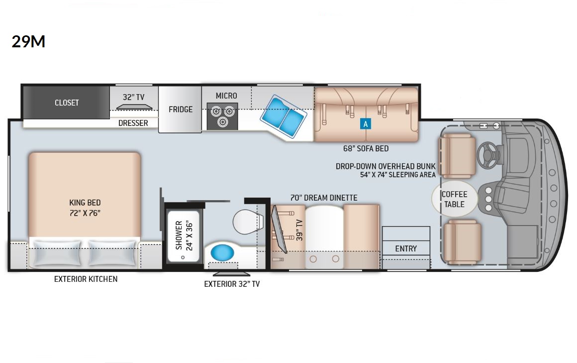 Thor Hurricane 29M-floorplan
